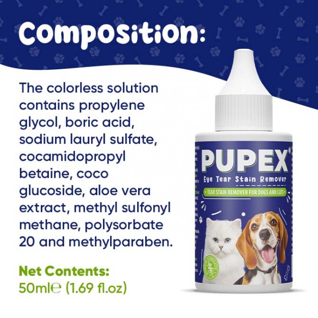 Pupex Eye Tear Stain Remover